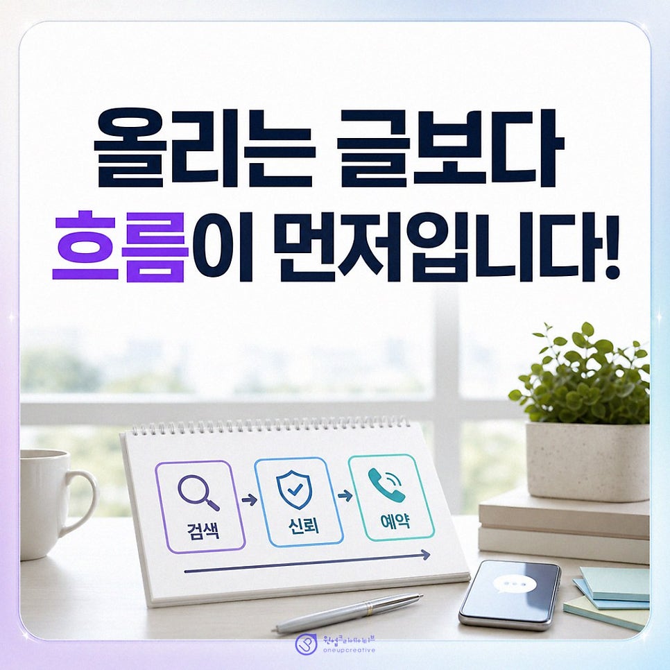 검색 성과를 분석하는 치과마케팅 회의