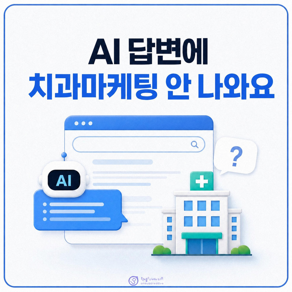 치과마케팅 병원블로그가 AI 답변에서 빠지는 이유와 검색 유입 감소 원인