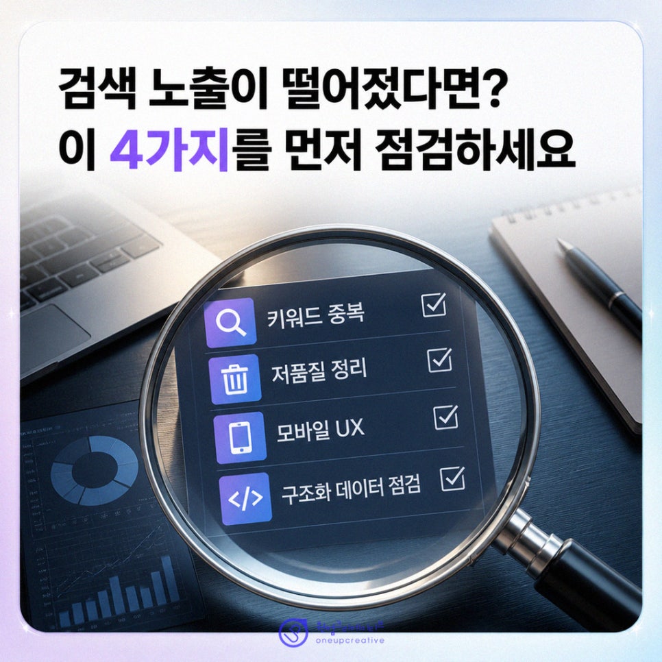 모바일 UX 점검 화면