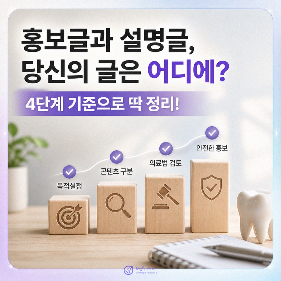 치과 블로그 정보 배치 예시