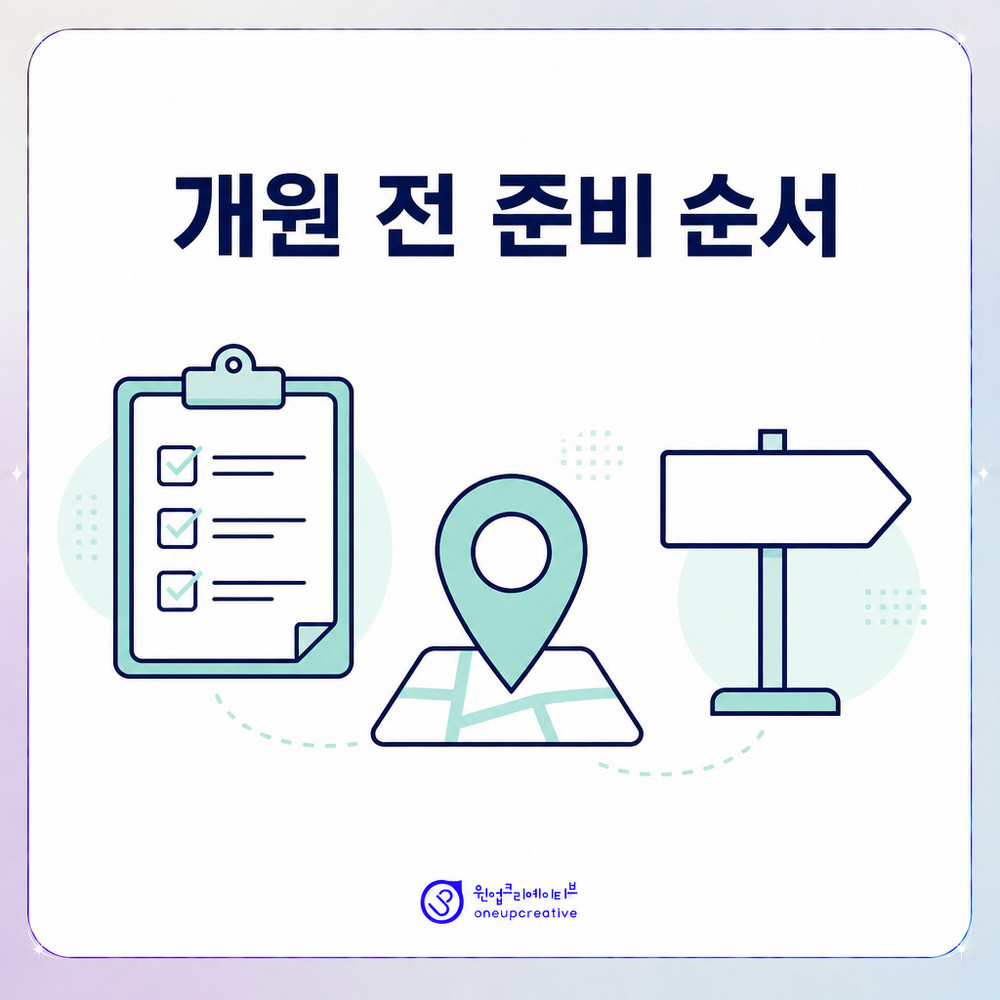 개원 후 치과 마케팅 지표 점검을 표현한 이미지
