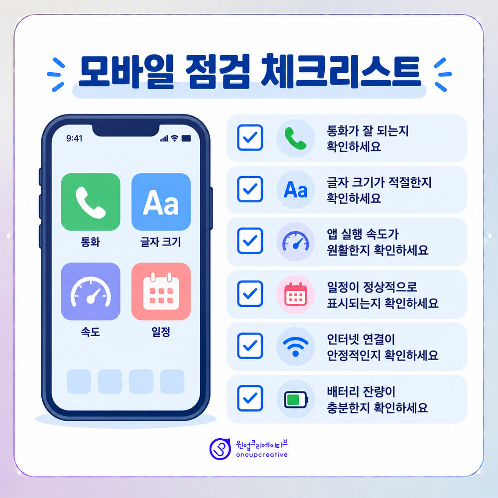병원 홈페이지 모바일 점검 체크리스트