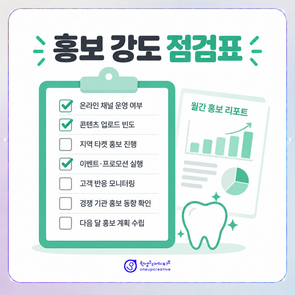 홍보 강도를 자가 점검하는 체크리스트